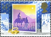 FindYourStampsValue: Great Britain (United Kingdom): Christmas Cards - Journey to Bethlehem