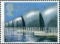 FindYourStampsValue: Great Britain (United Kingdom): Engineering Achievements (Europa) - Thames Flood Barrier