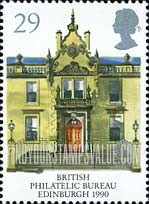 FindYourStampsValue: Great Britain (United Kingdom): Europa 1990 - British Philatelic Bureau, Edinburgh