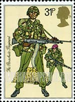 FindYourStampsValue: Great Britain (United Kingdom): British Army Uniforms - Parachute Regiment