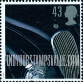 FindYourStampsValue: Great Britain (United Kingdom): Classic British Sports Cars - 1948 Jaguar XK 120