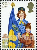 FindYourStampsValue: Great Britain (United Kingdom): Youth Organizations - Girl Guides
