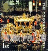 FindYourStampsValue: Great Britain (United Kingdom): Coronation of Queen Elizabeth II, 50th Anniversary - Royal Carriage