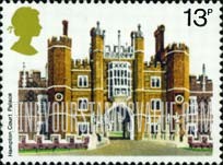 FindYourStampsValue: Great Britain (United Kingdom): British Architecture - Hampton Court Palace, London