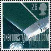 FindYourStampsValue: Great Britain (United Kingdom): Classic British Sports Cars - MG TD