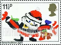 FindYourStampsValue: Great Britain (United Kingdom): Christmas, Children's Drawings - Santa Claus