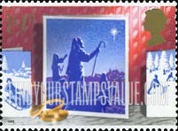 FindYourStampsValue: Great Britain (United Kingdom): Christmas Cards - Shepherds See Star