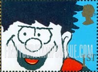 FindYourStampsValue: Great Britain (United Kingdom): Famous Smiles - Dennis the Menace, Booklet Stamp