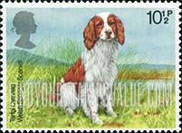 FindYourStampsValue: Great Britain (United Kingdom): British Dogs - Welsh Springer Spaniel