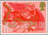 FindYourStampsValue: Great Britain (United Kingdom): Christmas - Angel with Horn