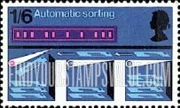 FindYourStampsValue: Great Britain (United Kingdom): Technological Advancements of the British Post Office - Automatic Letter Sorting