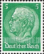 FindYourStampsValue: Birthday of President von Hindenburg - President von Hindenburg