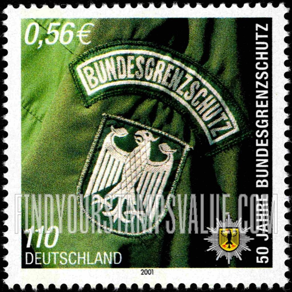 FindYourStampsValue: Federal Border Police, 50th Anniversary
