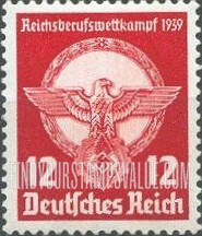 FindYourStampsValue: Young Workers' Professional Competitions - Nazi Emblem