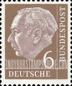 FindYourStampsValue: President Theodor Heuss