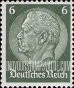 FindYourStampsValue: Birthday of President von Hindenburg - President von Hindenburg