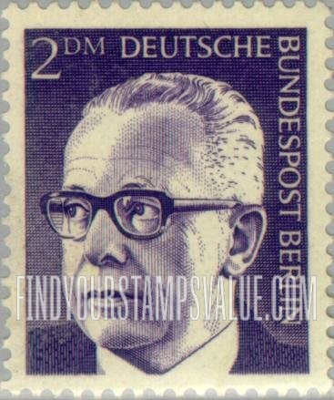 FindYourStampsValue: BERLIN - President Heinemann Type of Germany Inscribed “Berlin”