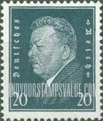 FindYourStampsValue: President Friedrich Ebert