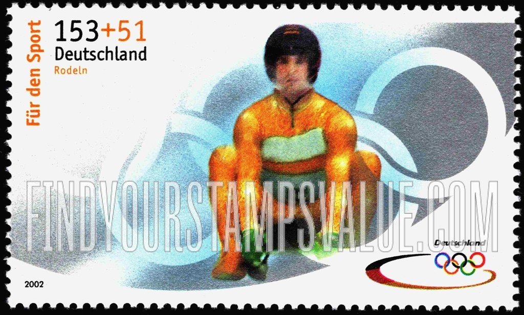 FindYourStampsValue: SEMI-POSTAL - Winter Olympic Sports: Luge