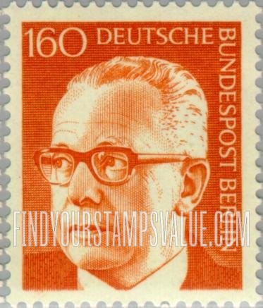 FindYourStampsValue: BERLIN - President Heinemann Type of Germany Inscribed “Berlin”