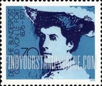 FindYourStampsValue: German Woman Writers - Gertrud von Le Fort, Writer