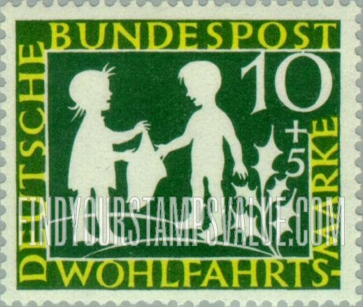 FindYourStampsValue: SEMI-POSTAL - Girl giving coat to boy