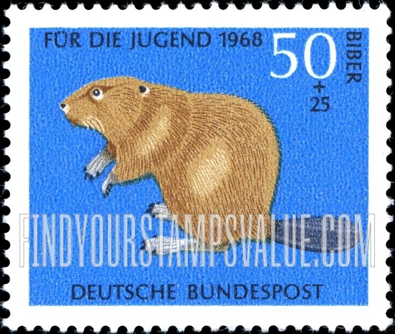 FindYourStampsValue: SEMI-POSTAL - Animals: Beaver