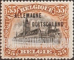 FindYourStampsValue: GERMAN OCCUPATION - Ypres: Overprinted
