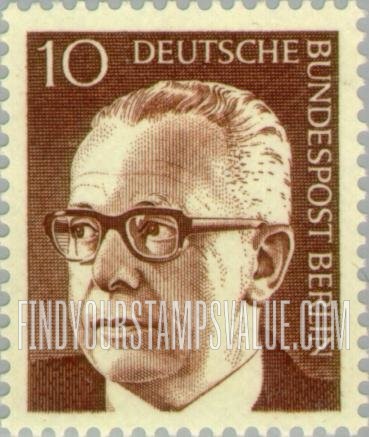 FindYourStampsValue: BERLIN - President Heinemann Type of Germany Inscribed “Berlin”
