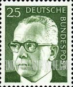 FindYourStampsValue: Gustav Heinemann, The Third President of Germany