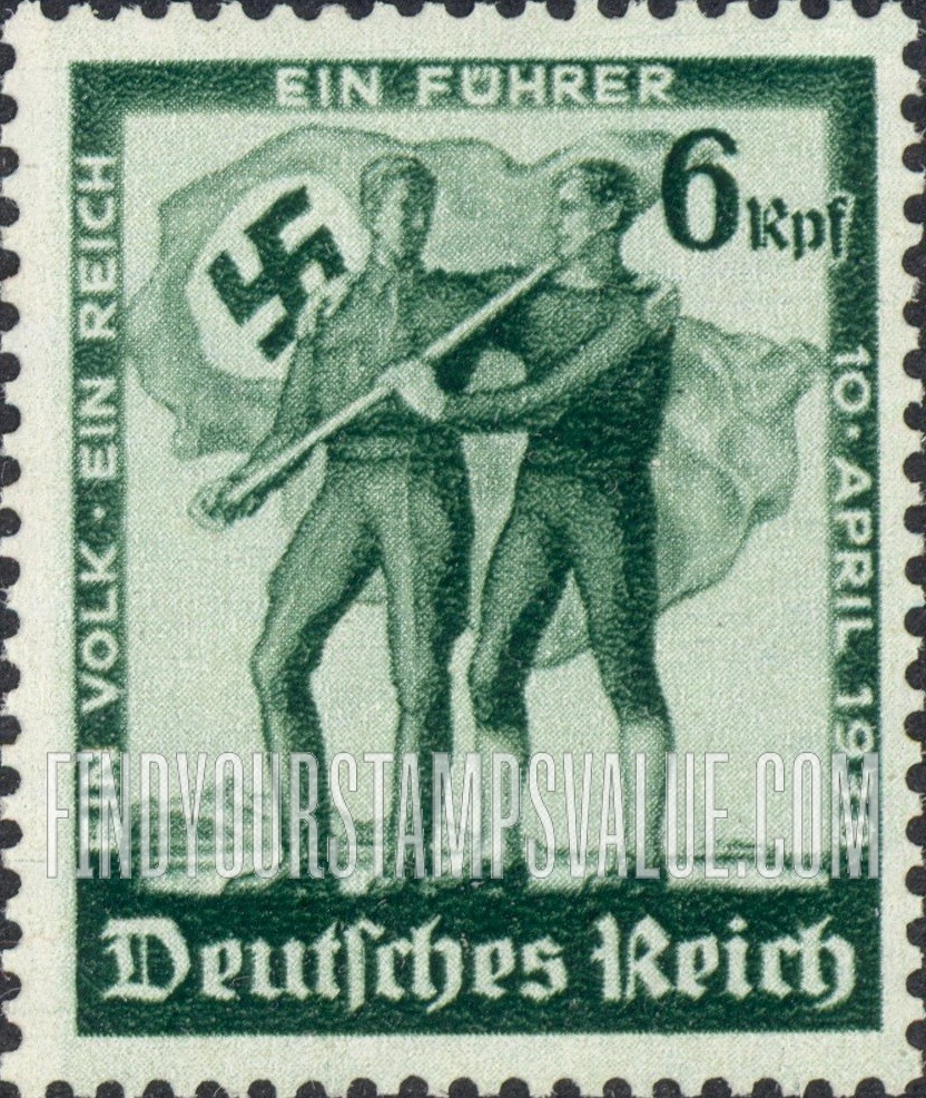 FindYourStampsValue: German and Austrian carrying Nazi Flag