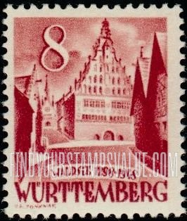 FindYourStampsValue: WURTTEMBERG - Waldsee