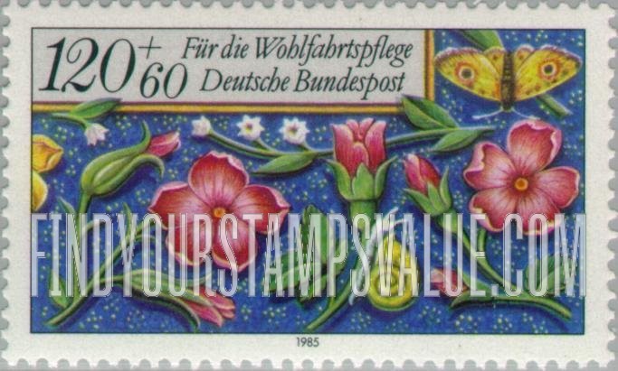 FindYourStampsValue: SEMI-POSTAL - Various ornamental borders, medieval prayer book, Prussian State Library, Berlin