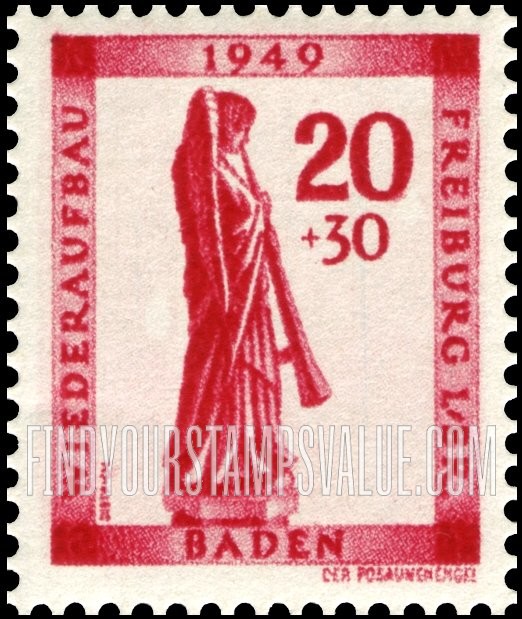 FindYourStampsValue: OCCUPATION SEMI-POSTAL - Trumpeting angel