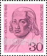 FindYourStampsValue: Birth Bicentenary of Friedrich Hölderlin, Poet
