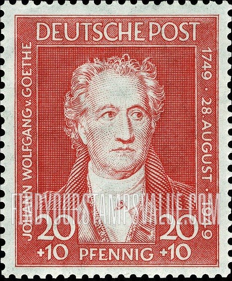 FindYourStampsValue: SEMI-POSTAL - Goethe