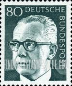 FindYourStampsValue: Gustav Heinemann, The Third President of Germany