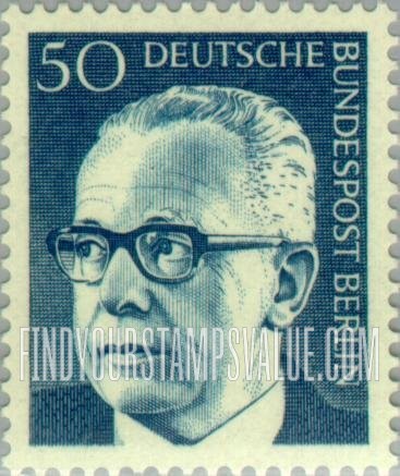 FindYourStampsValue: BERLIN - President Heinemann Type of Germany Inscribed “Berlin”