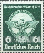FindYourStampsValue: Workers' Professional Competitions - Nazi Emblem