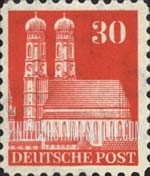 FindYourStampsValue: Historic Buildings - Our Lady's Church, Munich