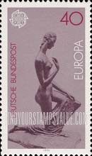 FindYourStampsValue: Europa- Kneeling Woman, by Wilhelm Lehmbruck
