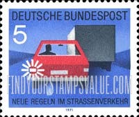 FindYourStampsValue: New Traffic Rules, Traffic Signs - Signal to Pass