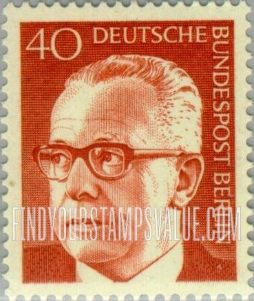 FindYourStampsValue: BERLIN - President Heinemann Type of Germany Inscribed “Berlin”