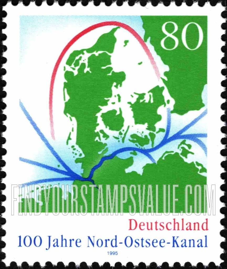 FindYourStampsValue: Kiel Canal, Centennial