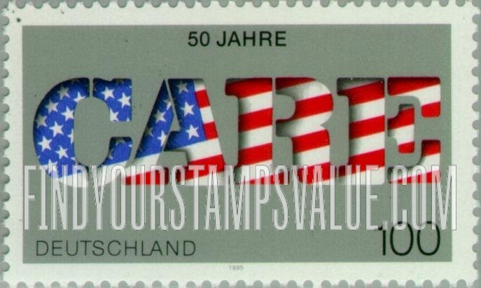 FindYourStampsValue: CARE, 50th Anniversary