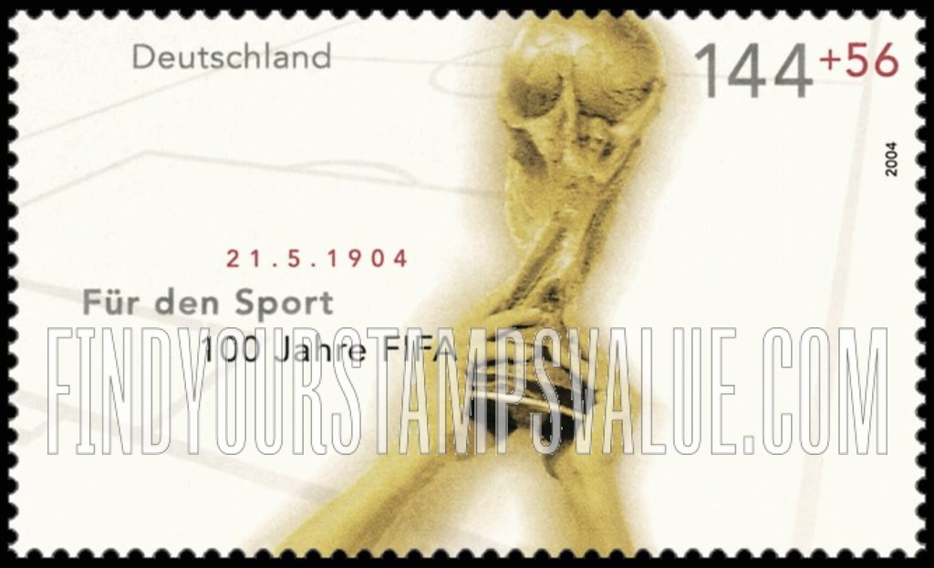 FindYourStampsValue: SEMI-POSTAL - Sporting Events and Anniversaries: FIFA (Fédération Internationale de Football Association), centennial