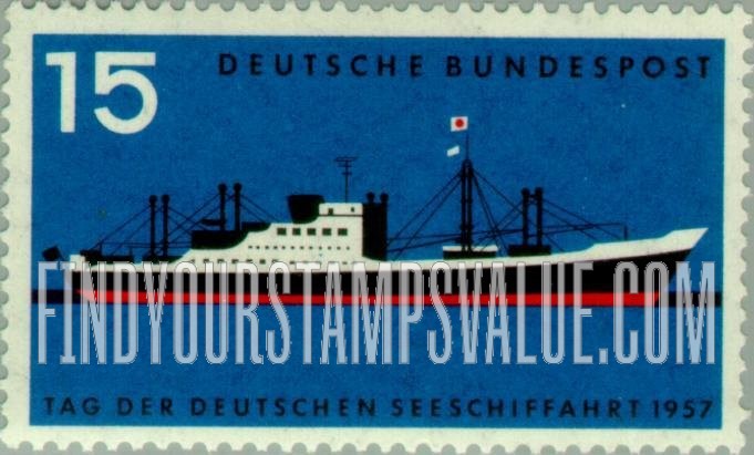 FindYourStampsValue: Merchant Marine Day - Modern Passenger Freighter