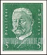FindYourStampsValue: President Paul von Hindenburg
