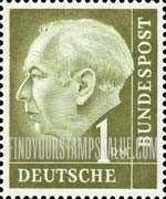 FindYourStampsValue: President Theodor Heuss