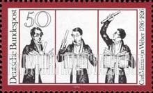 FindYourStampsValue: 150th Death Anniversary of Carl Maria von Weber, Composer - Weber conducting "Freischutz" in Covent Garden